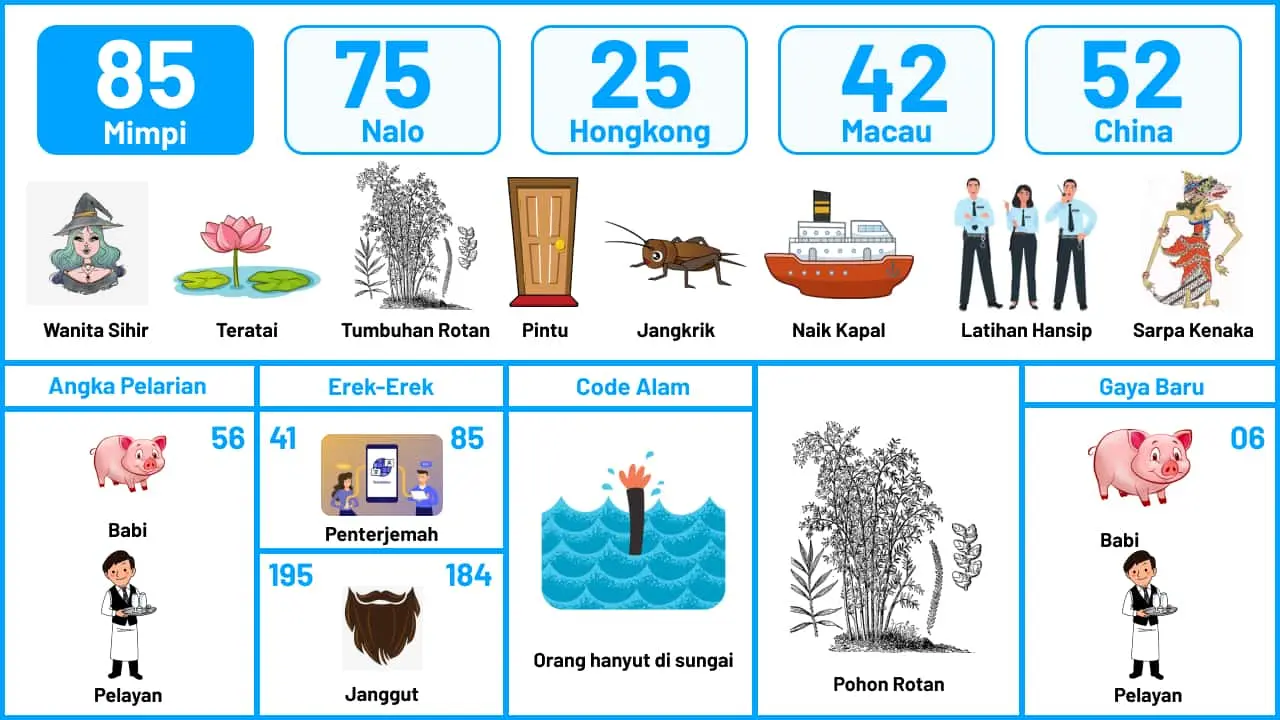 buku mimpi erek erek togel 85